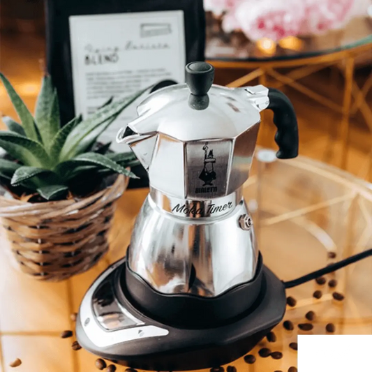 Bialetti Moka Timer Electric Coffee Maker (UK Plug) Brew Italia Coffee Maker