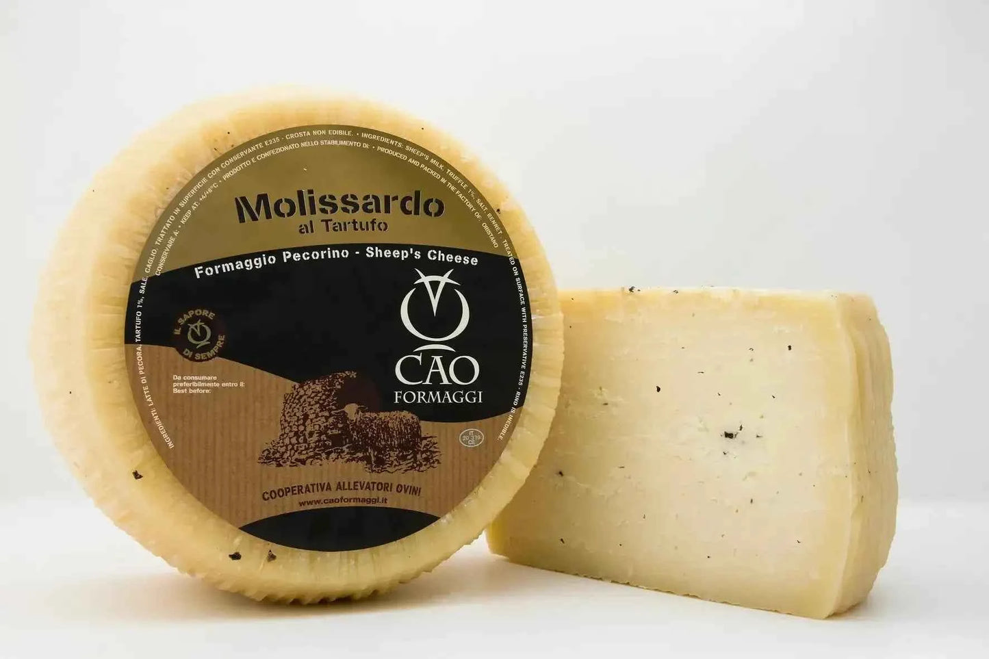 Pecorino Molissardo al Tartufo - Truffle Sheep's Cheese - 330g