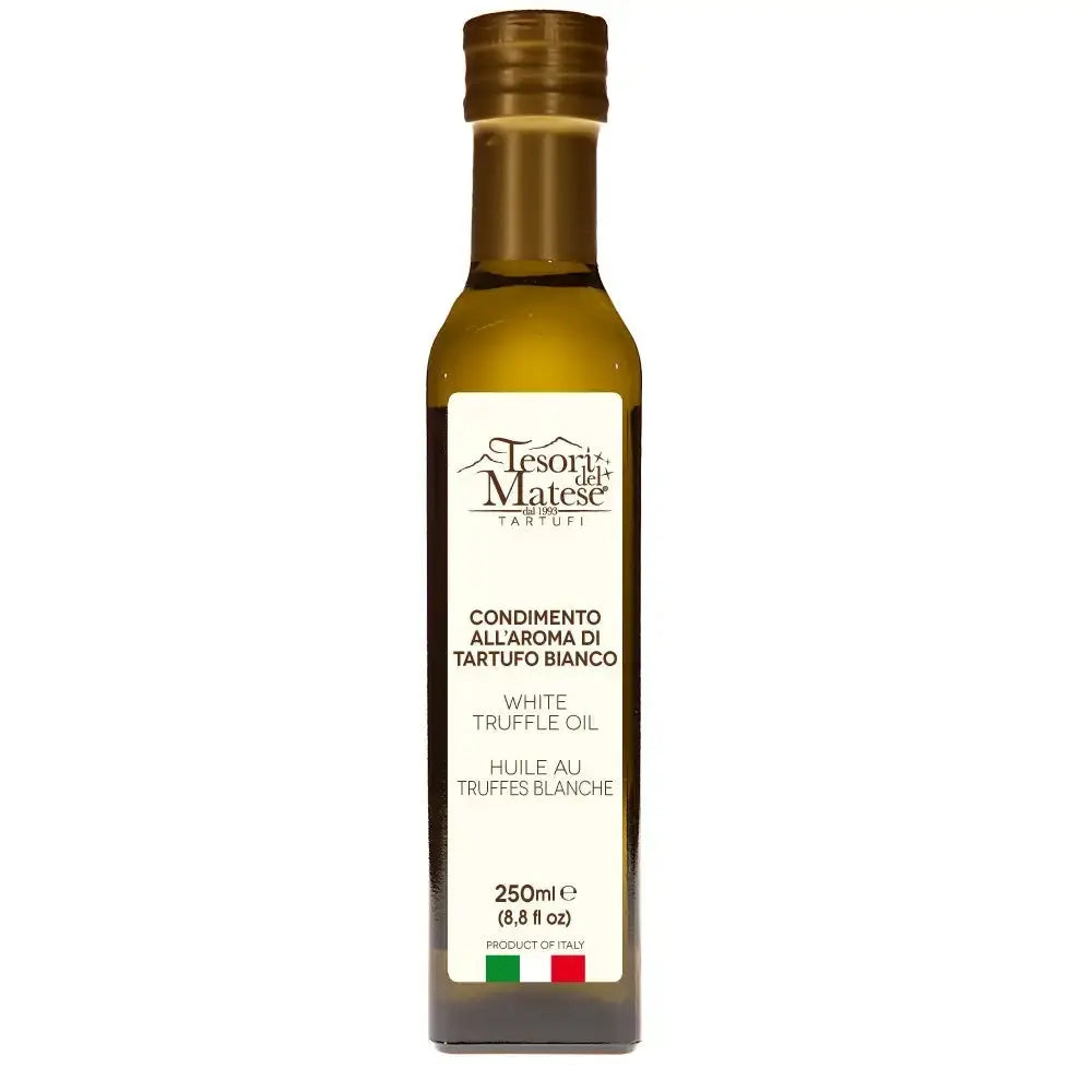 Tesori del Matese White Truffle Oil with Slices. Condiments & Oils