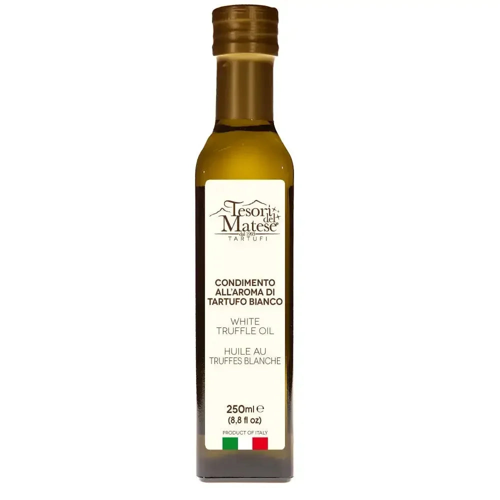 Tesori del Matese White Truffle Oil with Slices. Condiments & Oils