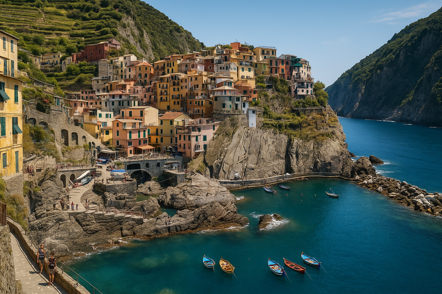 Realistic Cinque Terre, Liguria