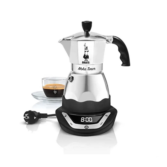 Bialetti Moka Timer Electric Coffee Maker (UK Plug) Brew Italia Coffee Maker