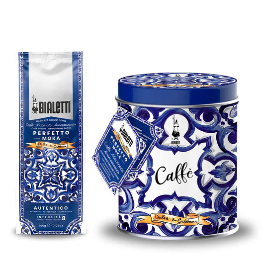 Bialetti X Dolce&Gabbana Blu Mediterraneo Coffee (Moka Ground) - 250g Brew Italia Bialetti Coffee