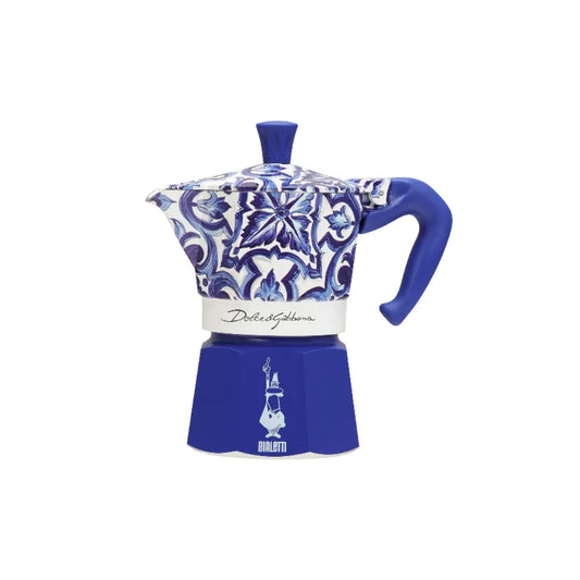 Bialetti X Dolce&Gabbana Blue Mediterranean Moka Express Brew Italia Bialetti Hardware