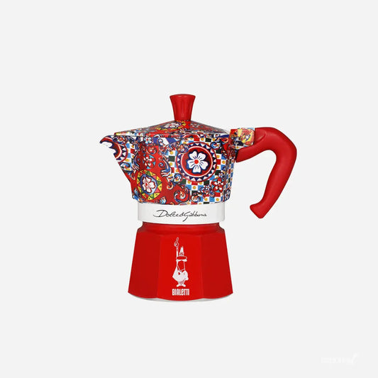 Bialetti X Dolce&Gabbana Sicilian Cart Moka Express Brew Italia Stovetop coffee maker