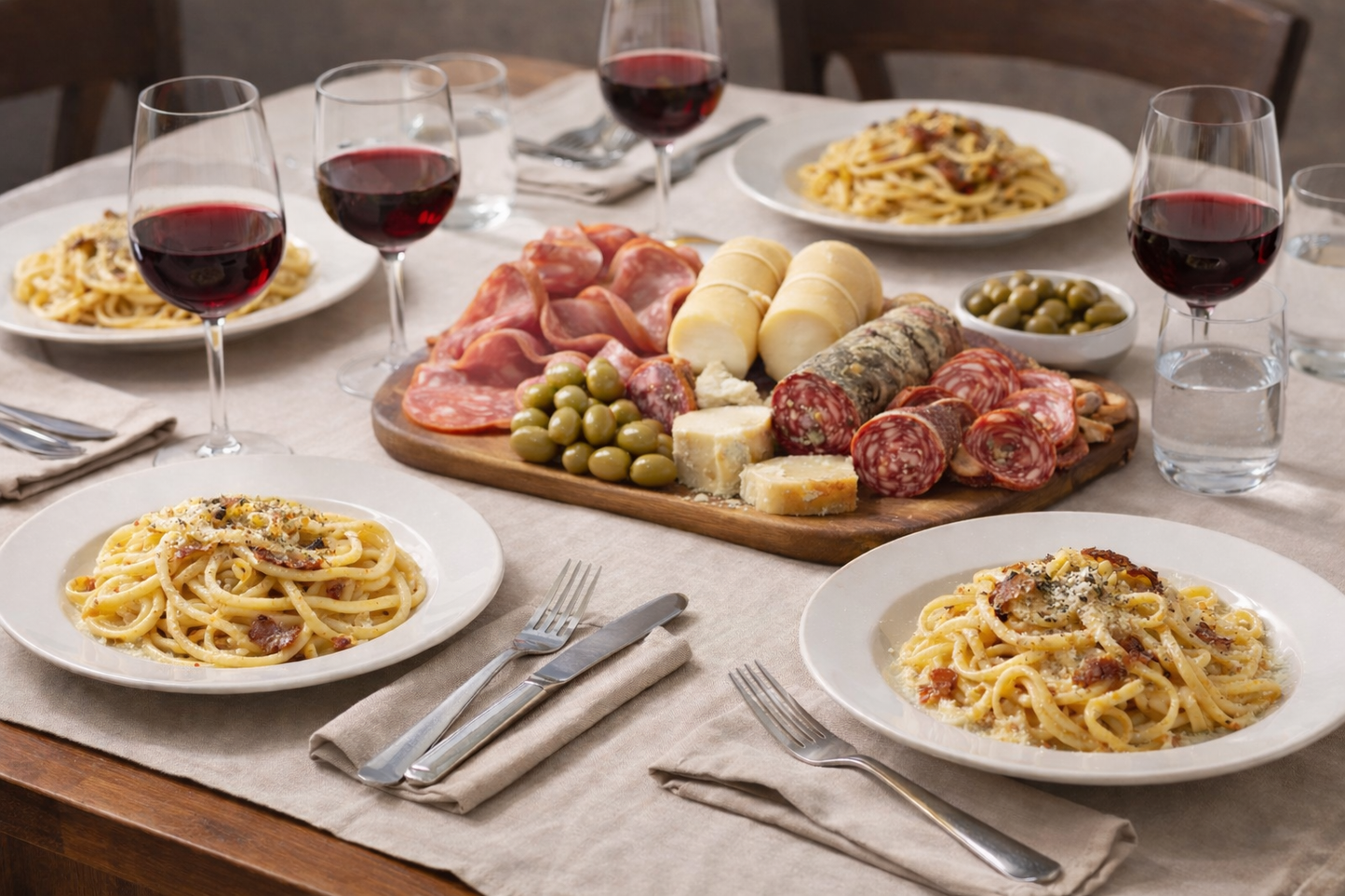 Carbonara Dinner Party Box (Serves 4) | Authentic Roman Experience - SaporEat