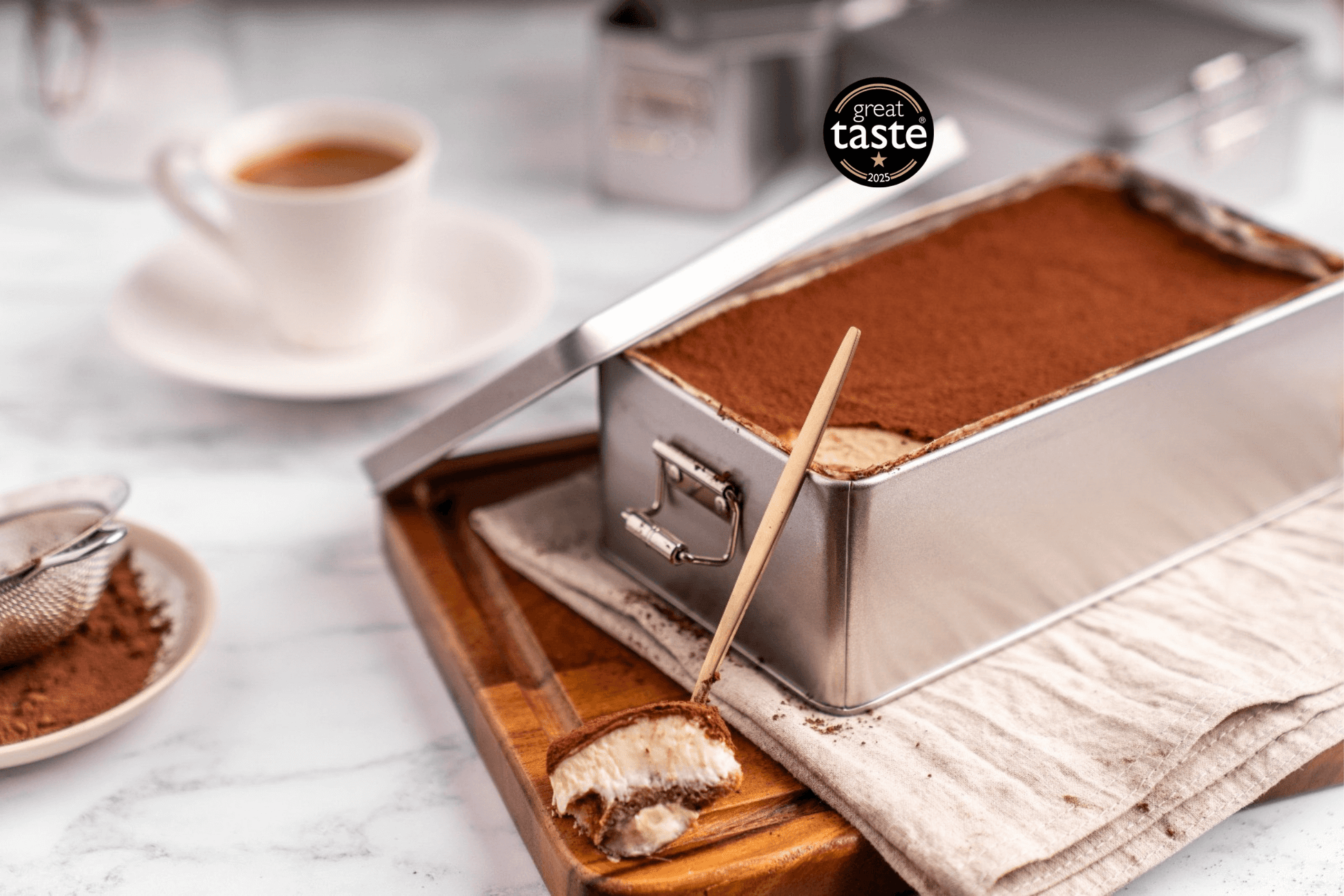 Classic Tiramisu 700g | Alcohol-Free Italian Dessert | Serves 5–6 - SaporEat