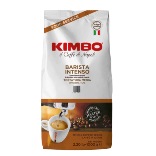 Kimbo Barista Intenso Medium Roast Coffee Beans 1kg Fifo Store