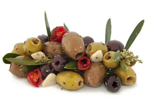 Mixed Seasoned Olives Italian Specialties Olives