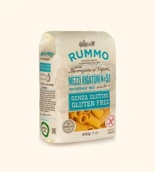 Rummo Gluten Free Mezzi Rigatoni 400g Fifo Store